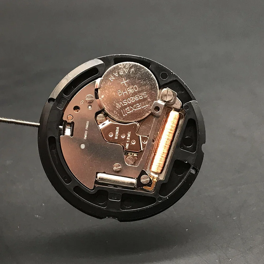 TOP Made Ronda 515.24H Quartz Movement 515H GMT Hand Multifunction Watch Mechanism Datewheel Japan Maxell SR920SW Battery