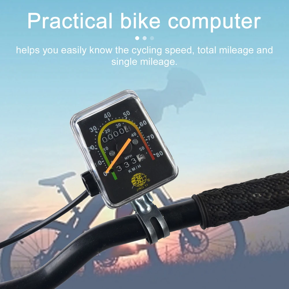 Bike Speedometer Cycling Bicycle Computer Waterproof Mechanical