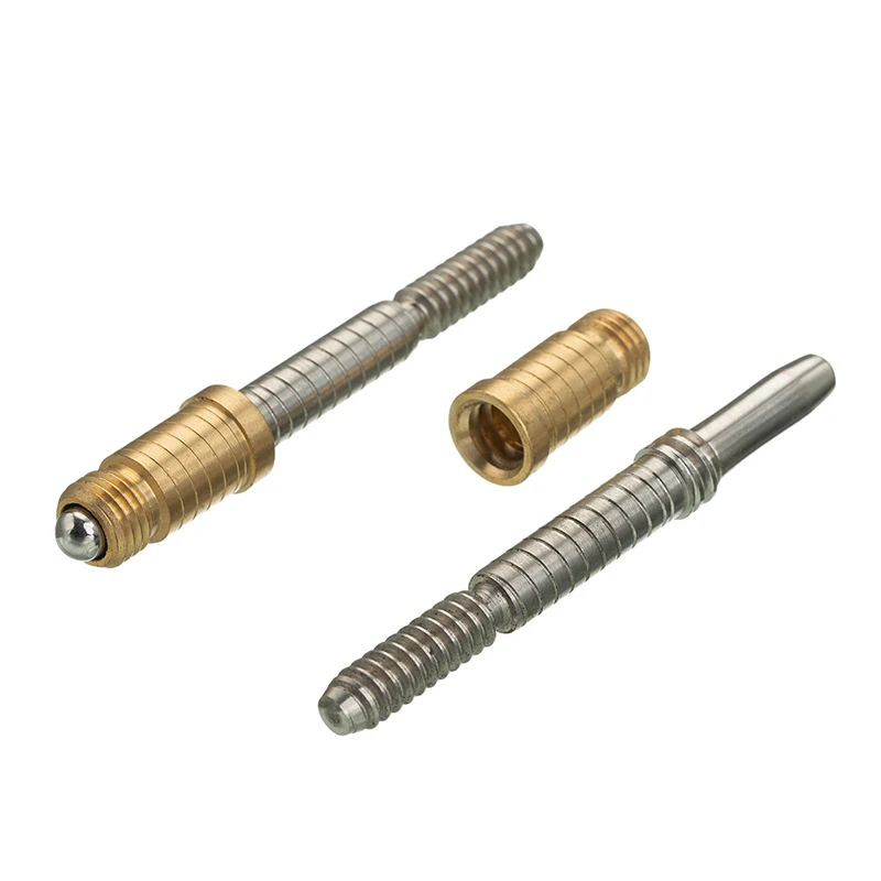 Liahelianx 2 Sets Billiard Cue Joint Screws-Copper Alloy Precision