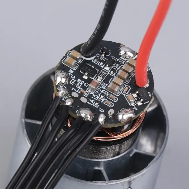 High Power 2S/3S DC 7,4 V 12 V Mini BLDC Bürstenlosen Motor Mit Treiber Einstellen Geschwindigkeit Controller Metall Bürstenlosen Kanal Fan – Detail 11