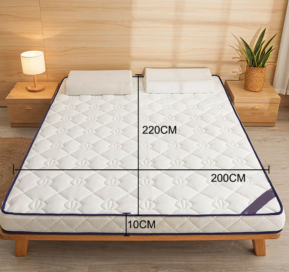 Description Picture 2 of itemLatex Mattress Foldable Household Cushion Breathable High Elasticity Not Prone To Collapse Soft And Comfortable