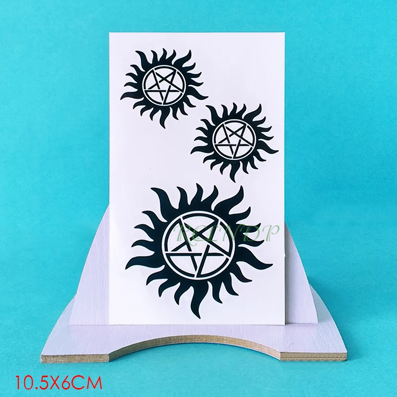 Waterproof Temporary Tattoo Sticker Supernatural for Men and Women