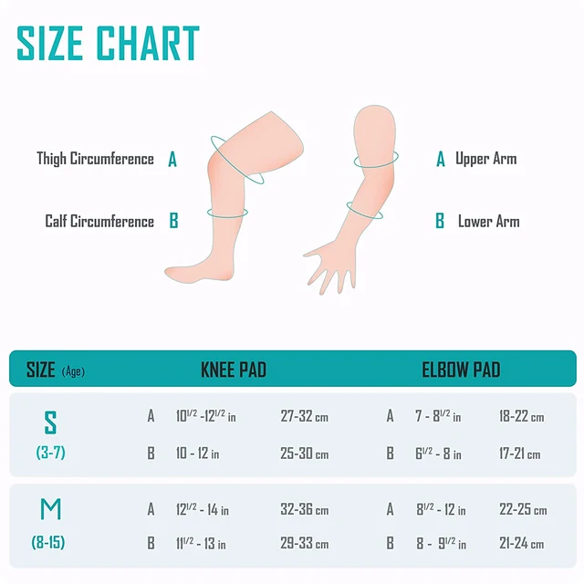 GOMOREON Kids & Adult/Youth Knee and Elbow Pads with Wrist Guards Protective Gear Set for Skateboarding Cycling Scooter Skating 6