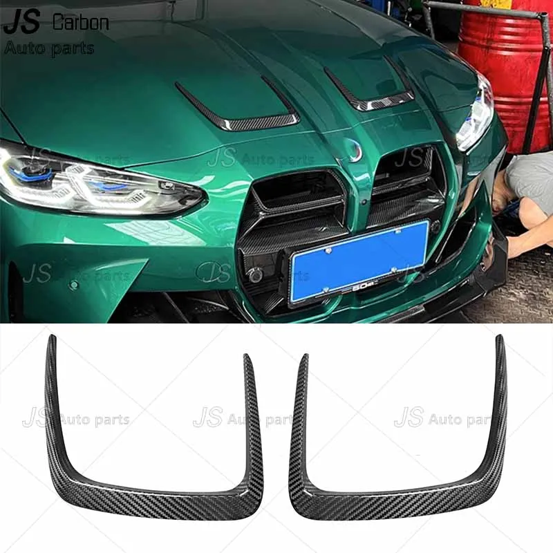 

Bagian Dekor Sarung Topi Keluaran Mesin Eksterior Mobil Cocok untuk BMW G80 M3 G82 G83 M4 2021 Fiber Karbon Hood Hiasan Ventilas