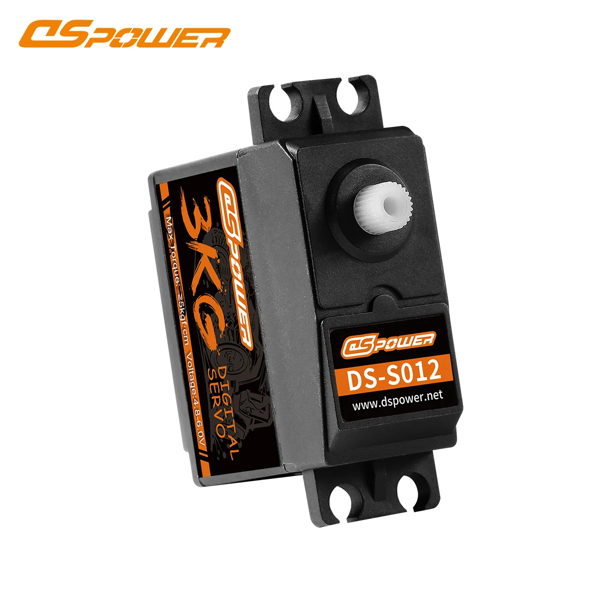 DSpower 3KG Digital Servo Core Motor Waterproof 4.8~6.0V for 1/12