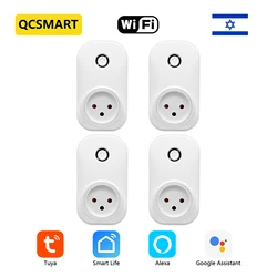 Smart WiFi Plug with Remote Control and Voice Activation - 4 sockets