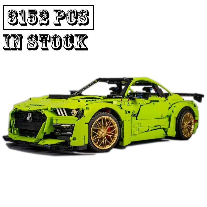 

New Testarossa MOC-165802 Shelby GT500 Fit 42115 Hypercar Super Racing Car Model Building Block Brick Toys Kids Birthday Gifts