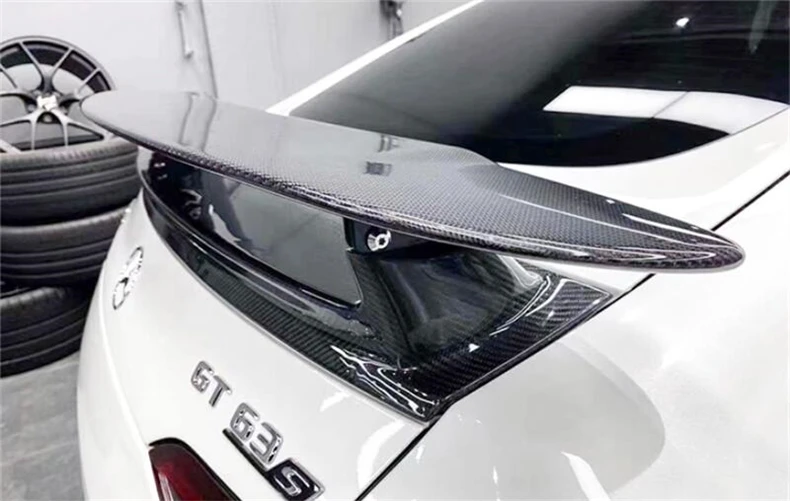 For Mercedes Benz AMG GT43 GT50 GT53 2019-2023 Real Carbon Fiber Spoiler REAR WING TRUNK LIP SPOILERS High Quality AMG-Mod - - Racext 31