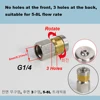 1/8 Pressure Rotating Nozzle Inner Thread No Holes In The Front And 3 Holes In Back High Pressure Car Washing Nozzle 5-8L/min 3