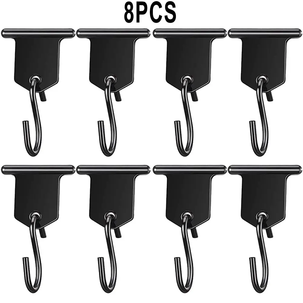 8pcs Car RV Camping Awning Hooks Clips Tent Hangers Light Hangers For Caravan Camper S Hook Rack High Quality Accessoreis