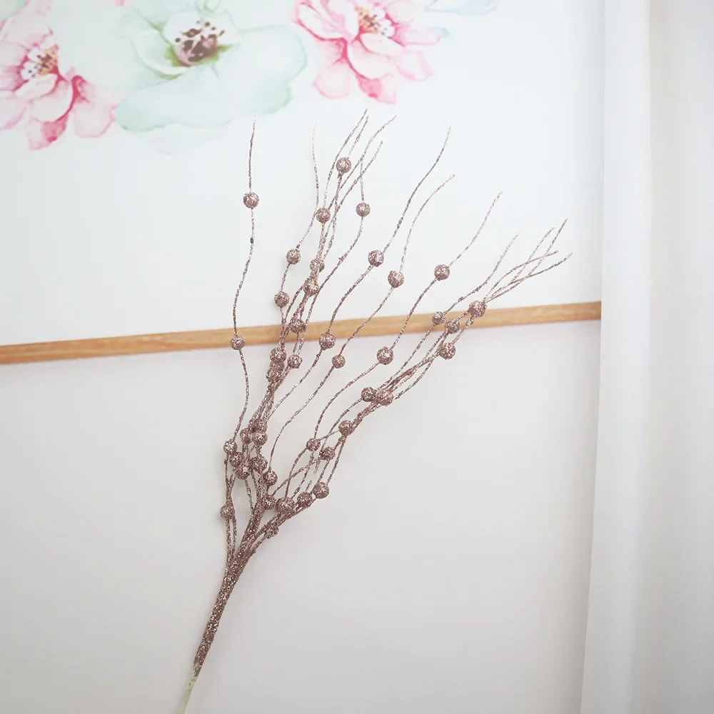 

Искусственная Золотая пудра в виде ягод, Рождественский Декор, фон для свадебной сцены, Цветочная композиция, аксессуары, реквизит для фотосъемки