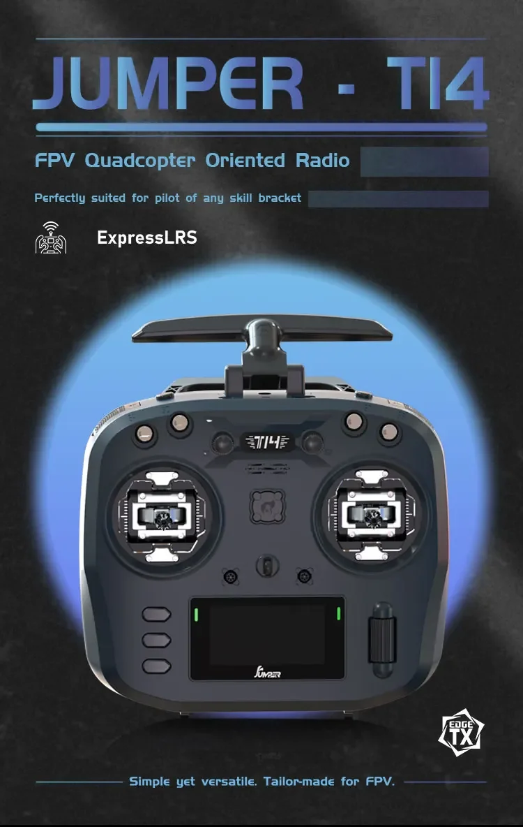 Jumper T14 2.4GHz/915MHz 1W ELRS VS-M CNC Hall Sensor