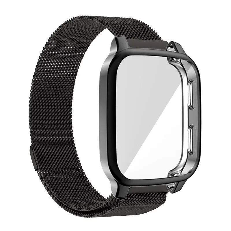 Enhanced Title: Premium 2-in-1 Protective Case and Milanese Loop Bracelet