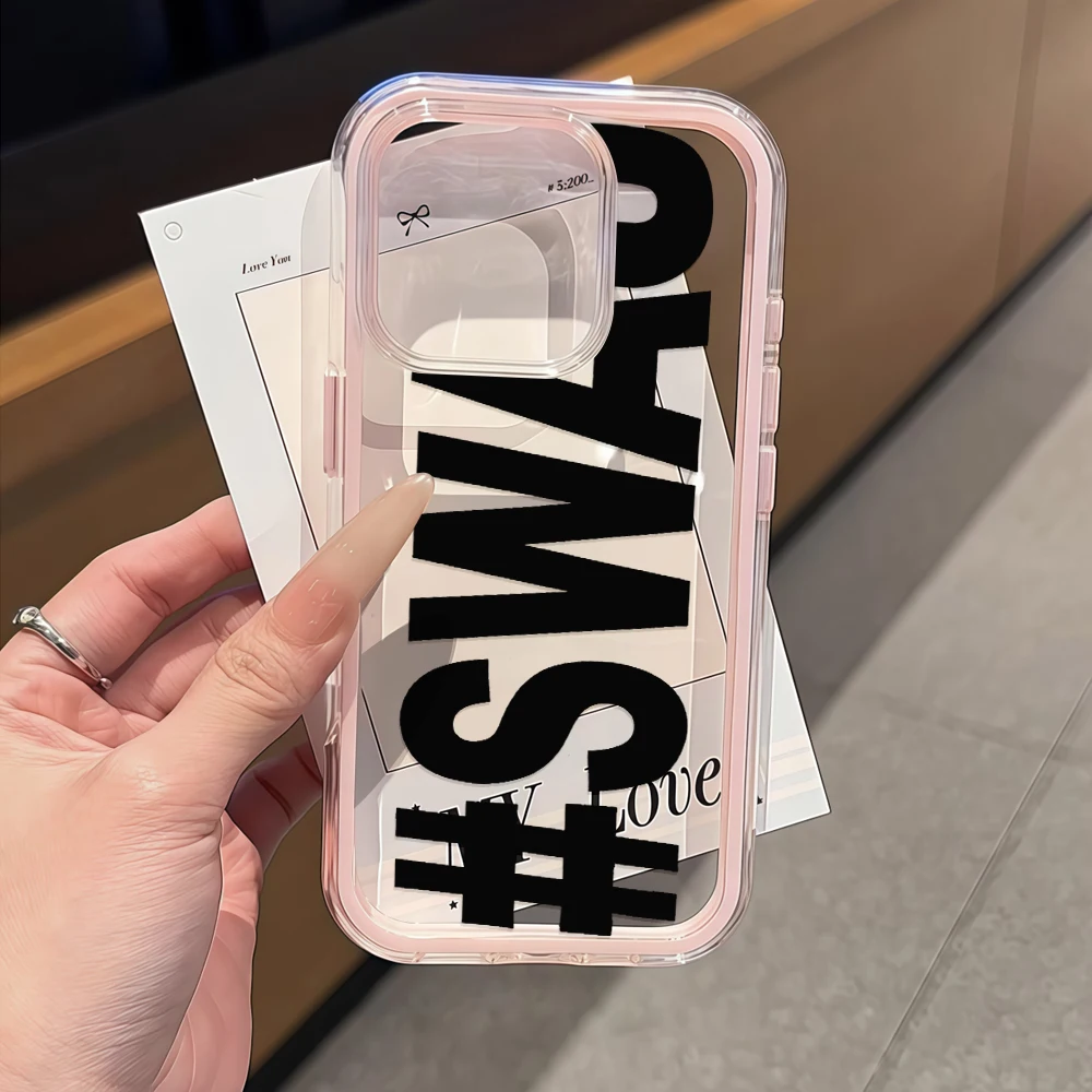 Edgy Bold Text SWAG Soft Phone Case Cover
