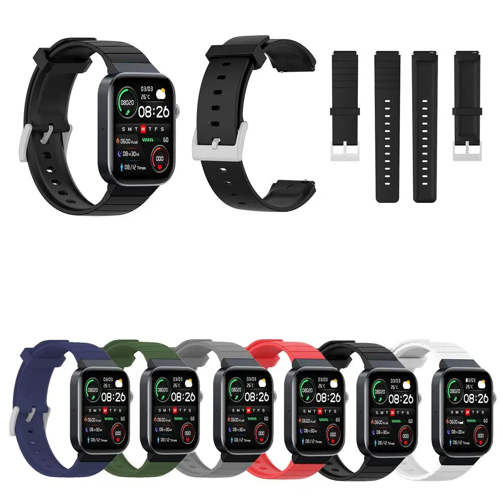 Replacement Watch Band Soft Silicone Strap Sports Bracelet Wristband Compatible For Mibro T1 Smart Watch - AliExpress