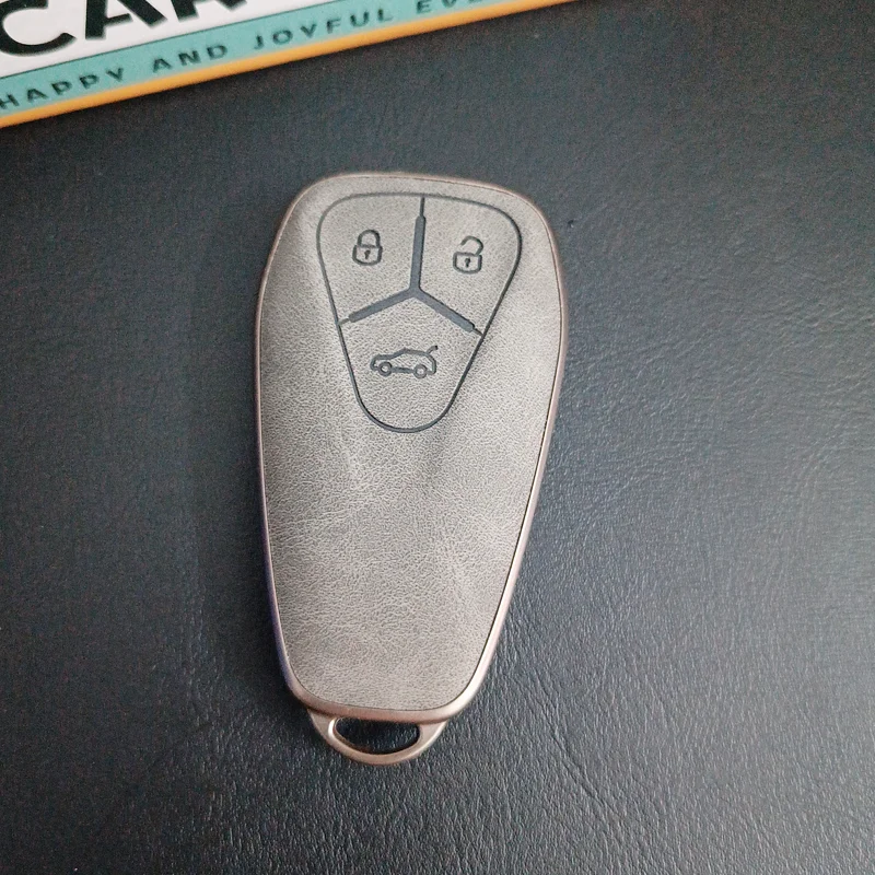 Lightweight Key Case for Skyworth Skywell ET5 EV6 HTI HT-i PHEV Plus 3 Button Re