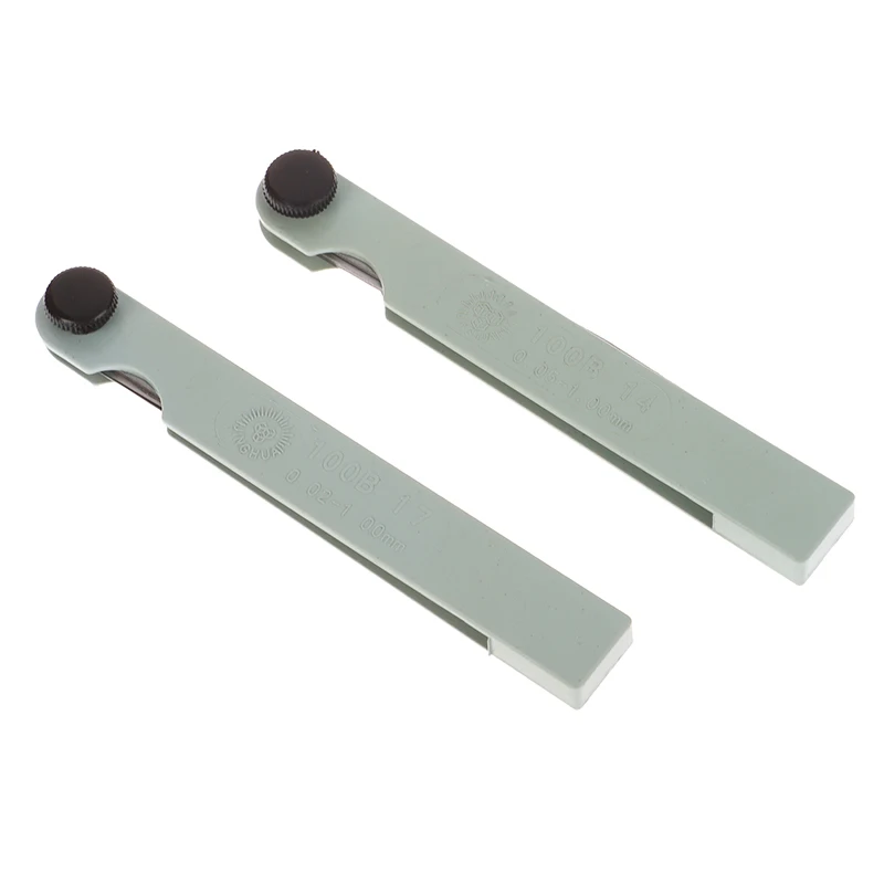 14/17 Blades Feeler Stainless Steel Gap 0.05-1.0mm Thickness Filler Gauge Tool Feeler Gauge Metric Thickness Set