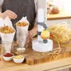 Electric Automatic Rotating Fruit Vegetable Potato Peeler Tool Multifunction Pear Apple Peeling Cutter Kitchen Accessories 5