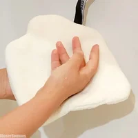 Bathroom NEW Double-thickness Hand Towel Home Convenient Hanging Quick-drying Absorbent Hand Towel Kitchen Foot Mat 5