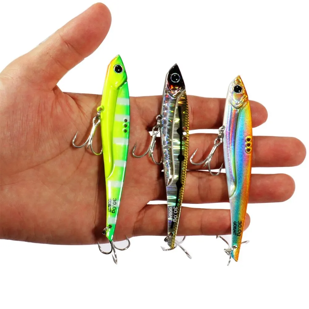 Cuillère Toupie Métal VIB - Leurres De Pêche 7.5g à 20g - Lame Coulante Pour Mer Et Rivière