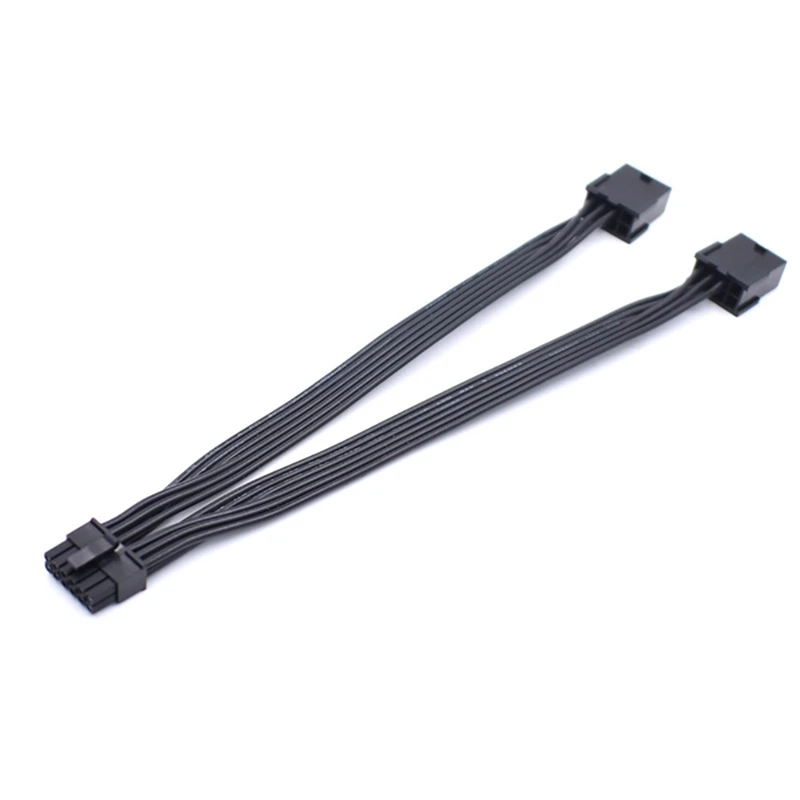 1 Pz Dual Pcie 8 Pin Femmina A Mini 12 Pin Maschio Gpu Cavo Adattatore Cavo Nero Per Geforce Rtx3080 Rtx3090 Gpu