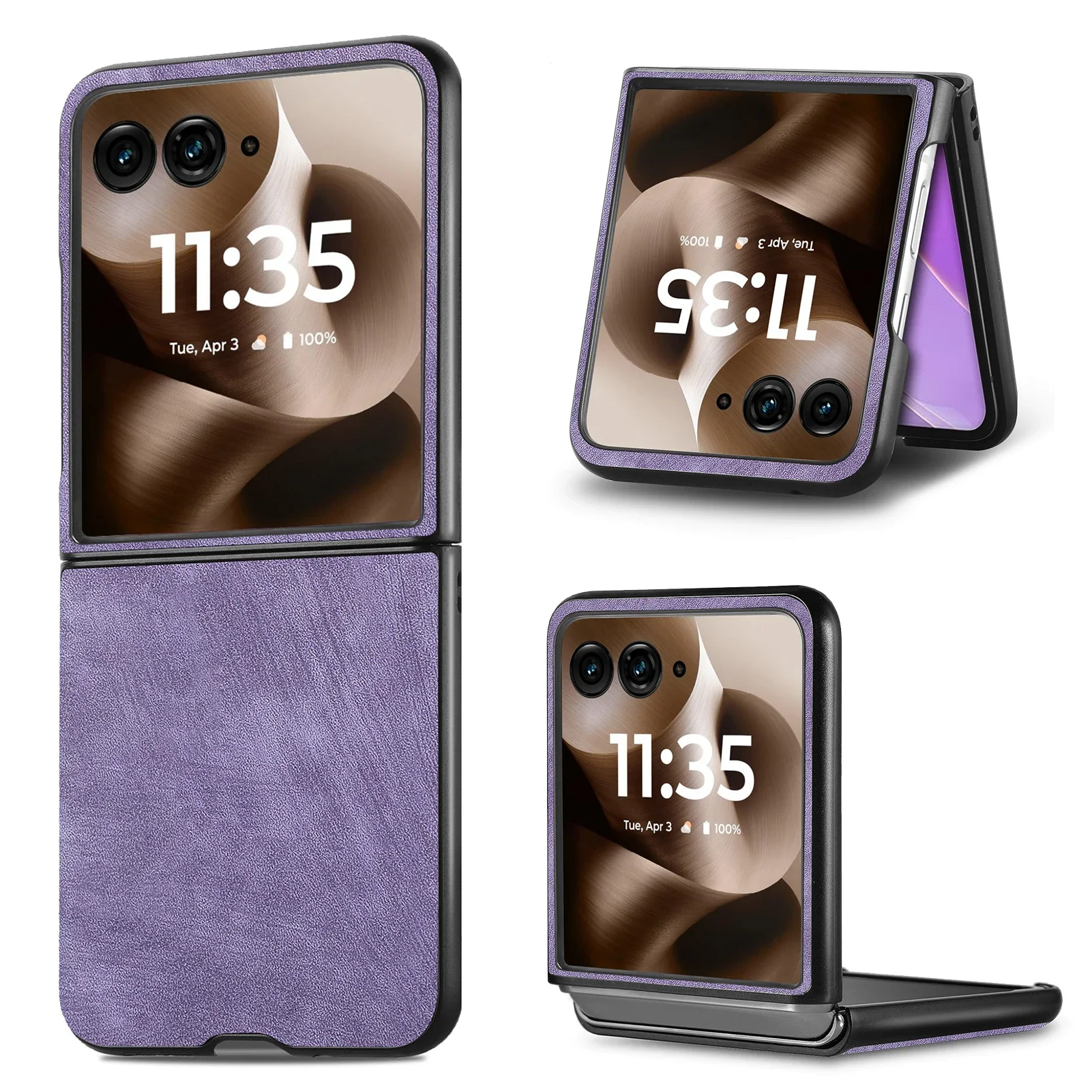 Vintage Leather Shockproof Phone Case with Fall Protection
