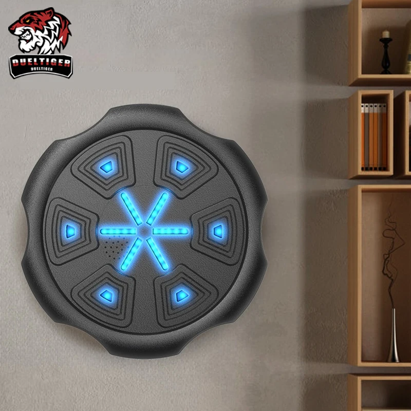 Music Wall Mounted Boxing Target Wall Target Fitness Sports for Adult/Children Kickboxing Exercise Response Martial Indoor Equip