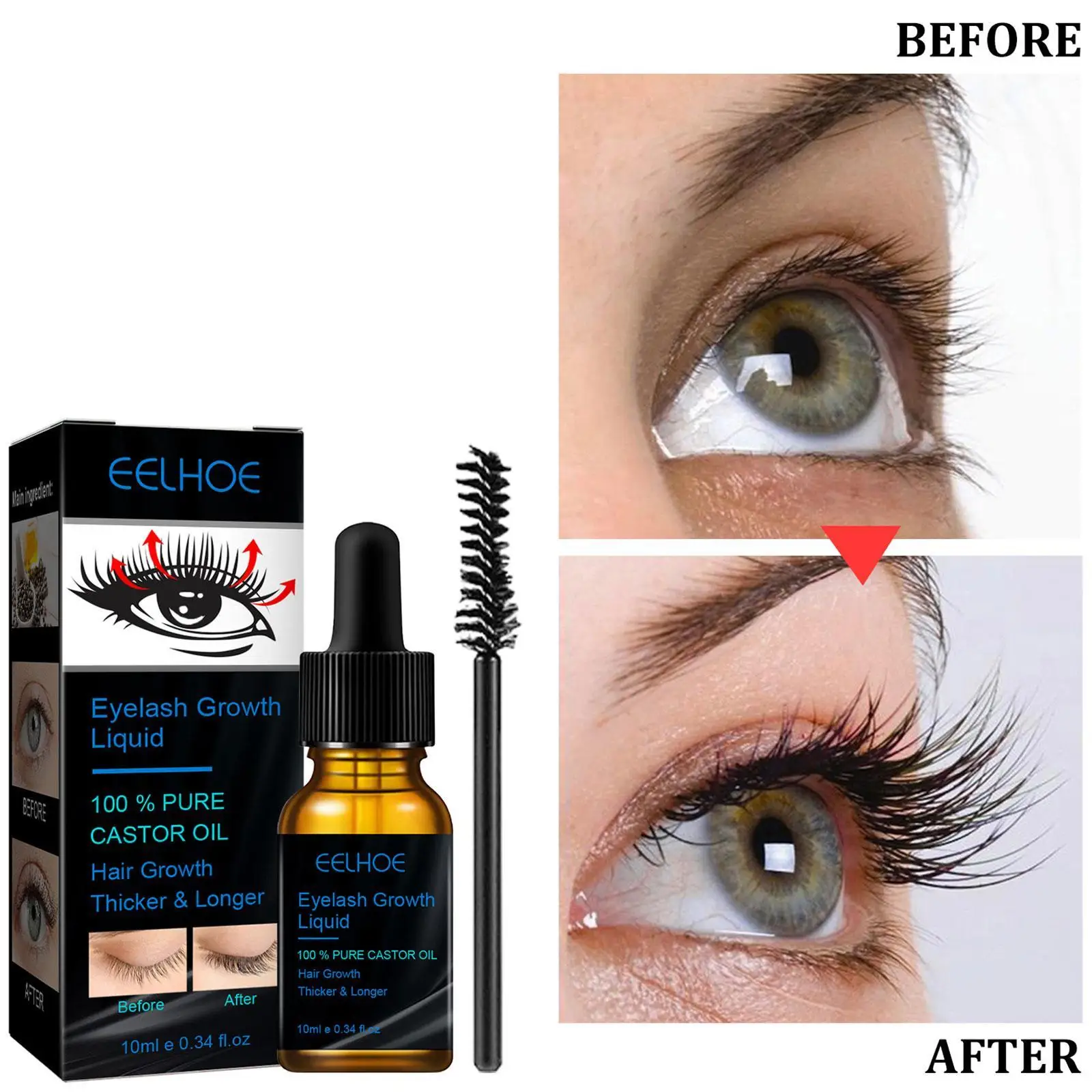 

Seven Days Eyelash Fast Growth Solution Thicken Eyelashes Natural Curl Enlarge Eyes Eyelash Eyebrow Serum Cosmetics 2024 New