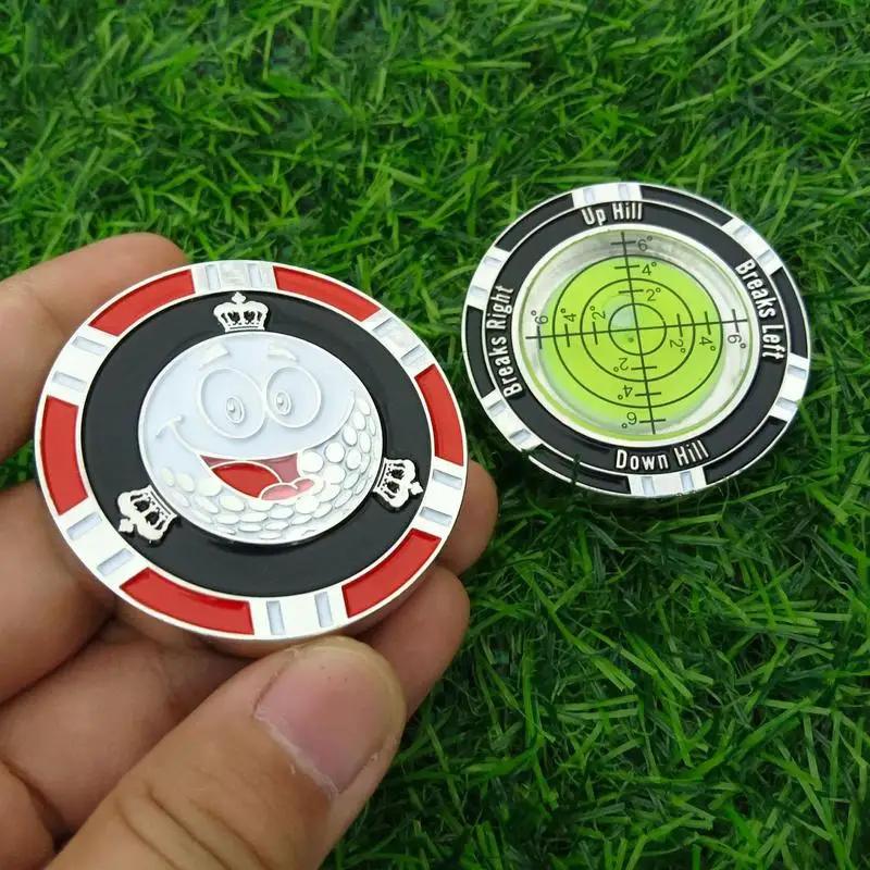 

Golf Green Reader Ball Marker With Scale High Precision Golfing Putting Aid Golf Marker Clip Green Reading Training Equipment