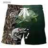 Men's Fishing Shorts Summer 3d Fish Printed Beach Shorts Elasticity Waist Loose Casual Oversized Man Shorts 6XL Plus Size 3