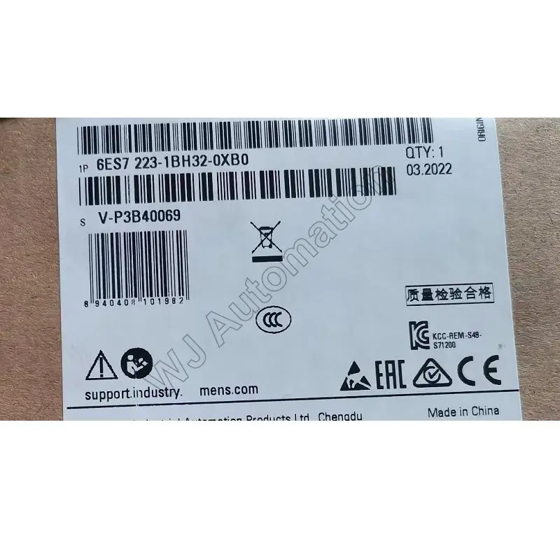 

Plc 6ES7223-1BH32-0XB0 S7-1200 Digital I/O SM 1223 6es7 223-1bh32-0xb0 8 DI/8 DO Transistor 0.5A