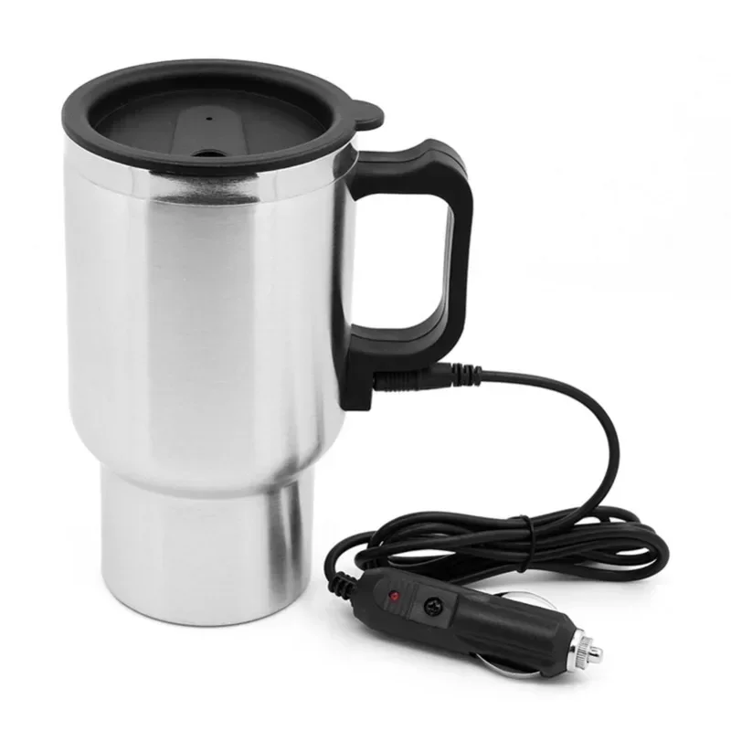 

12V Electric Kettle in-car Kettle Travel Thermoses Heating Water Bottle Heating Cup for Water Tea Coffee Milk Car Kettle Thermos