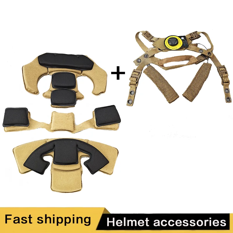 【Best Price Guaranteed】 FAST helmet suspension system, helmet shock absorber pad, compatible with Wendy Fast Mich Helme