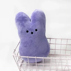 Adorable 13cm Easter Bunny Plush Toy - Soft Stuffed Animal for Home Decoration & Kids Gifts (Purple Rabbit)