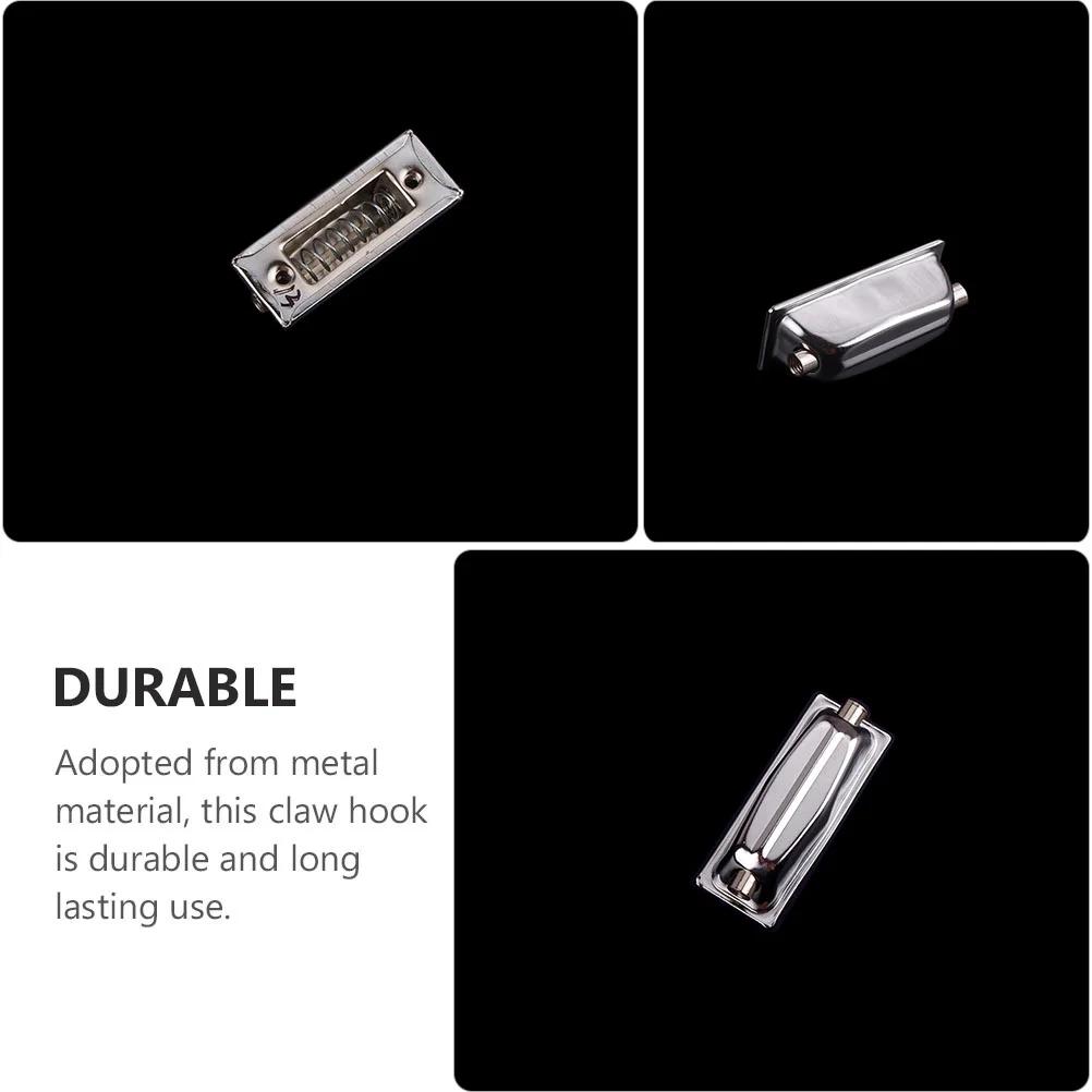 2 Drum Hook Snare Lugs Metal Double End Bass Drum Connector Strong WC27D Easy Install Replacement Parts