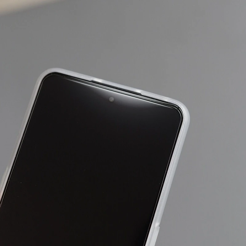 Matte Clear Slim Thin TPU Soft Silicone Phone Case  with Simple Bumper Design