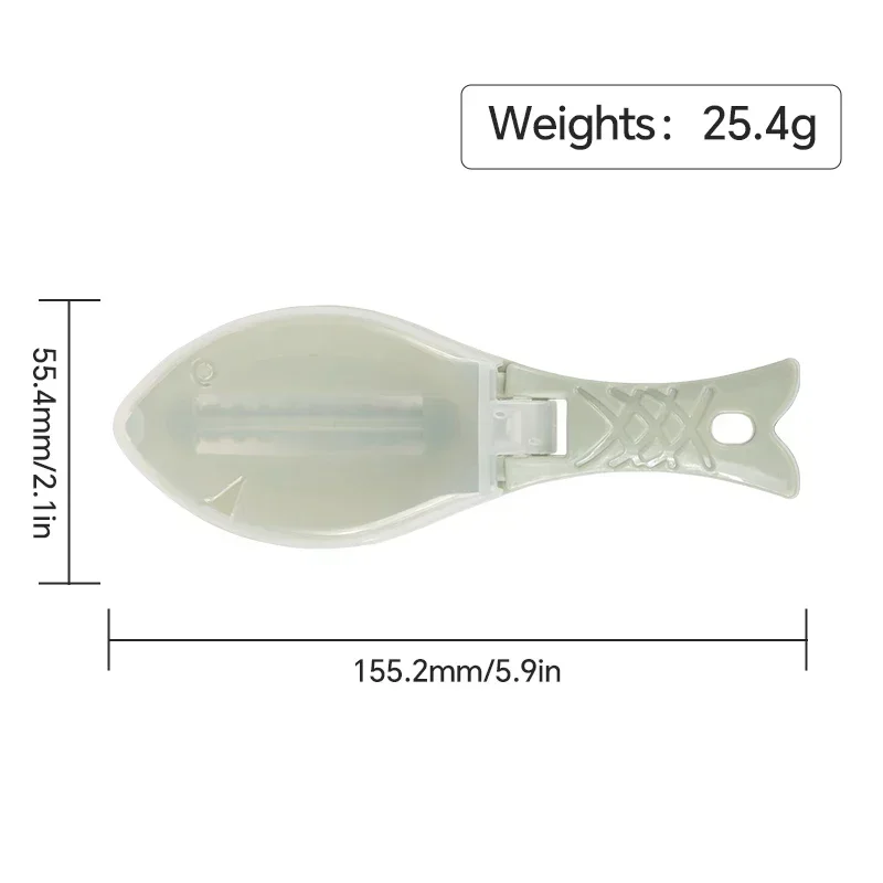 1-10PCS Fish Scales Graters Scraper Fish Cleaning Tool Scraping Scales Device with Cover Kitchen Cooking Fishing Pesca Tackle