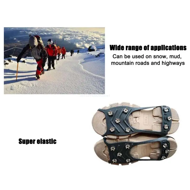 8-Tooth Cleats​Spikes Snow Spikes Grips Cleats Crampon