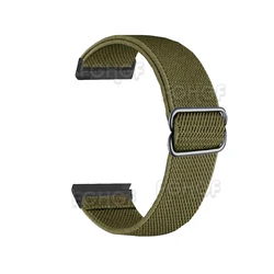 Elastic Nylon Loop Strap for Smart Watch - Replacement Wristband Bracelet Accessory (J)