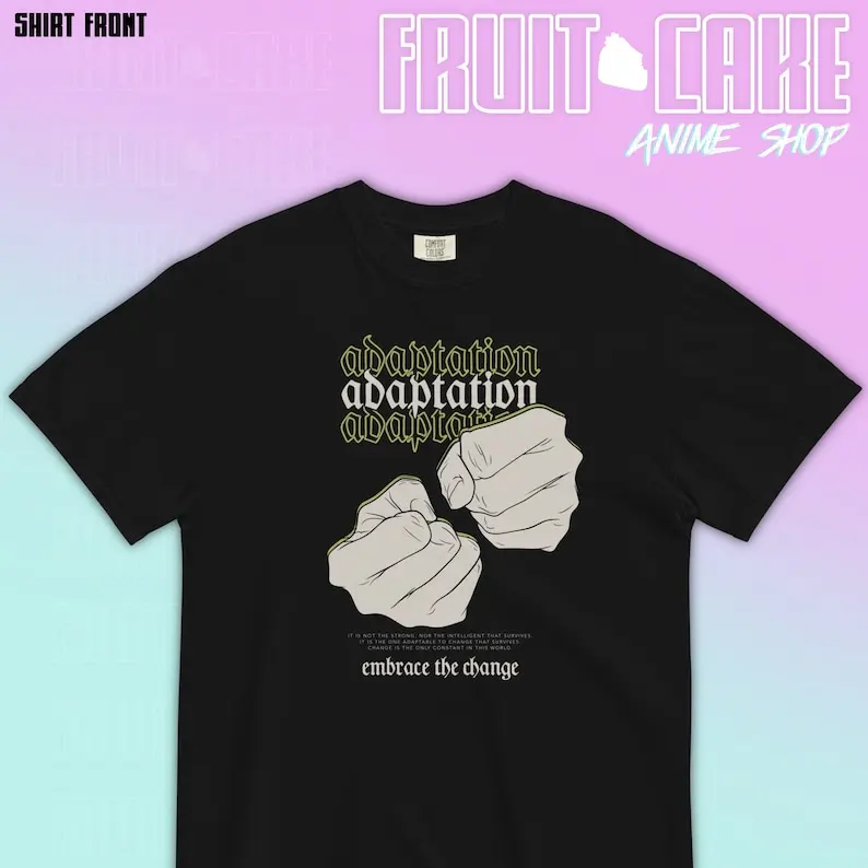 

Adaptation Minimalist Anime Manga Front Tee