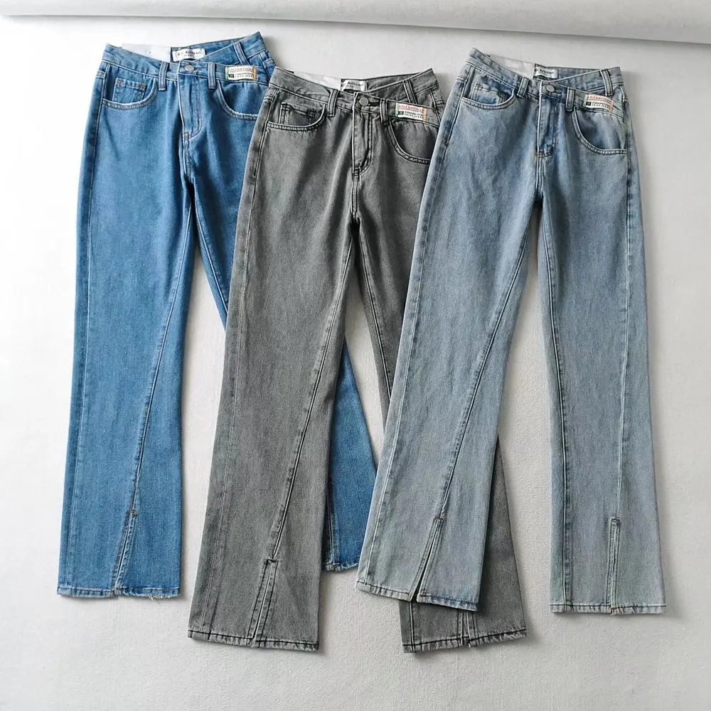 

Denim Trousers Womenfall Clothing Women Winter Clothes for Women Korean Style Clothes Woman Clothes Ropa Femenina Con Envío G..
