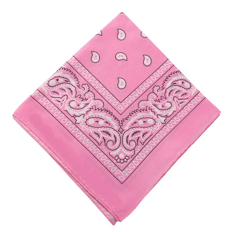 Hair Accessory Fashion Bohemian Print Bandana Hair Bands for Women Girls Turban Headband Unisex Square Scarf Handkerchief Hair Accessories