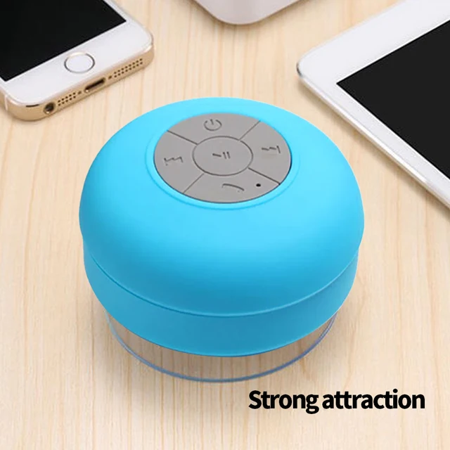 Haut-parleur Bluetooth étanche, avec grande ventouse, Mini stéréo Portable sans fil
