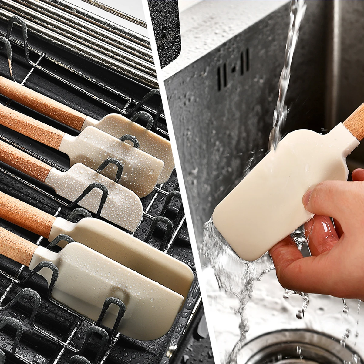 Silicone Baking Spatula Set 4
