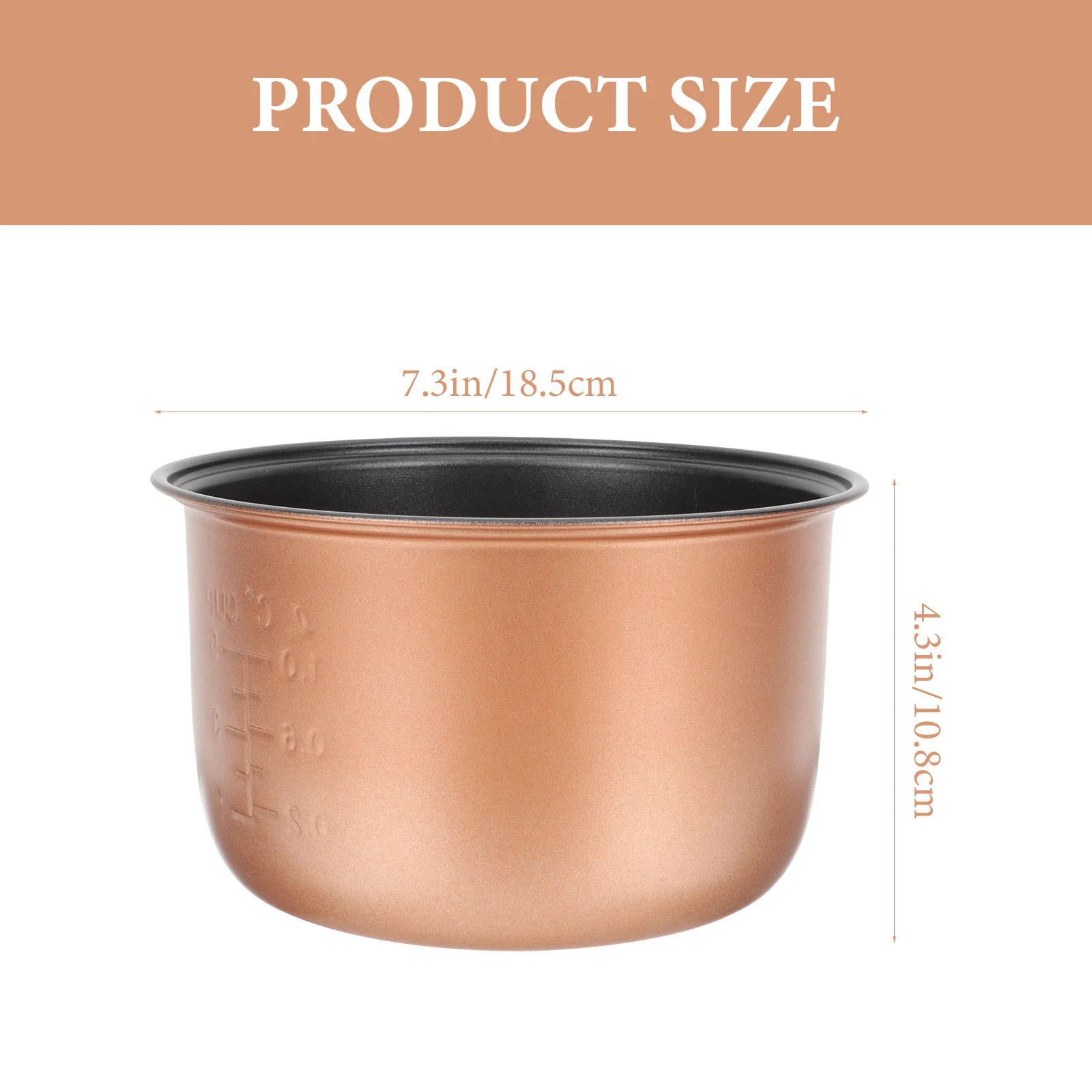 Aluminum Alloy Rice Cooker Liner Nonstick Cooking Pot Inner Replacement Parts Cookware Accessories Electric Container