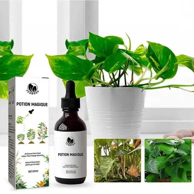 Növényi Lomb Műtrágya 1,01Oz Trópusi Szobanövény Élelmiszer Folyékony Beltéri Tápanyag -Oldat - Image 4