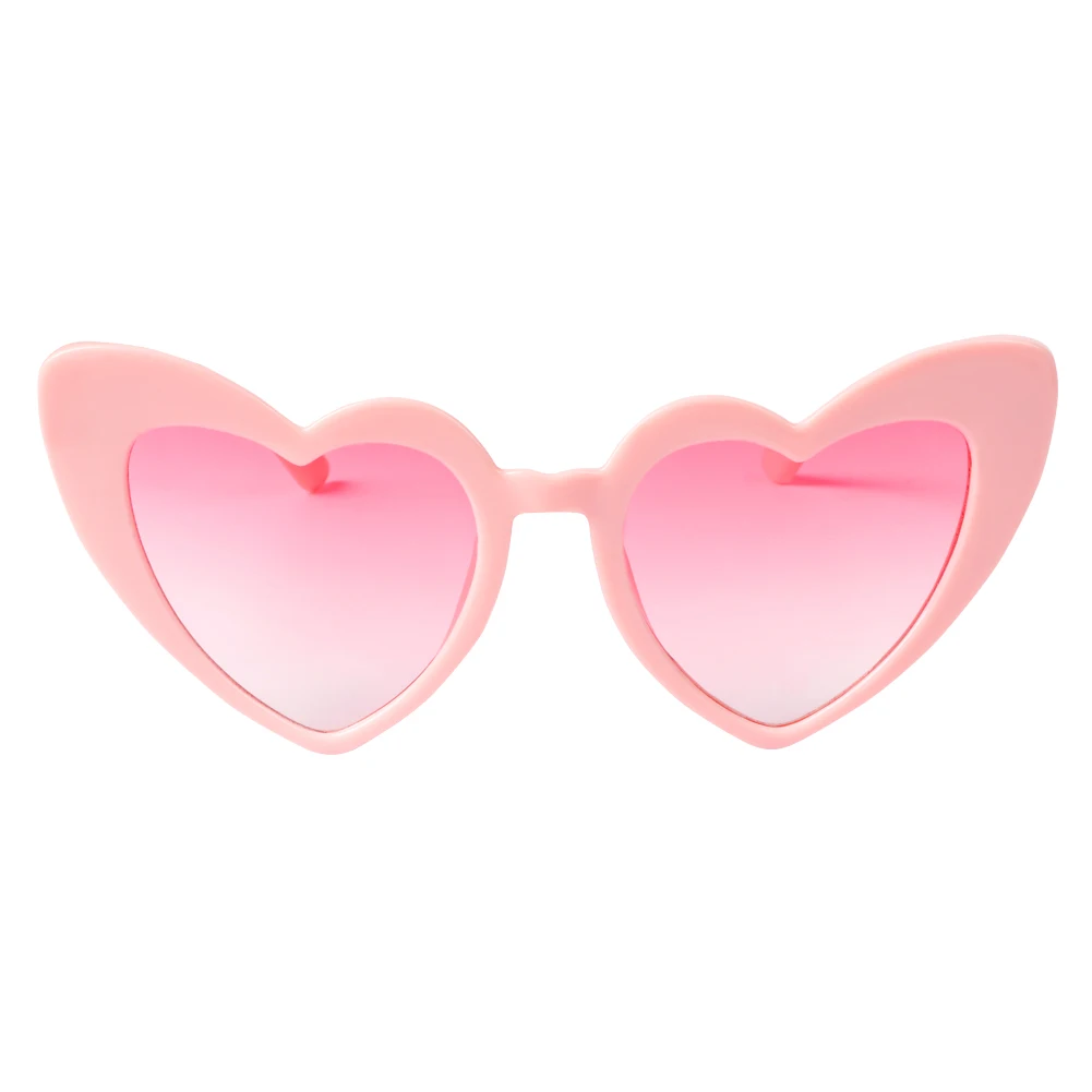Новинка солнцезащитные очки в форме сердца защита UV400 ретро модные ...