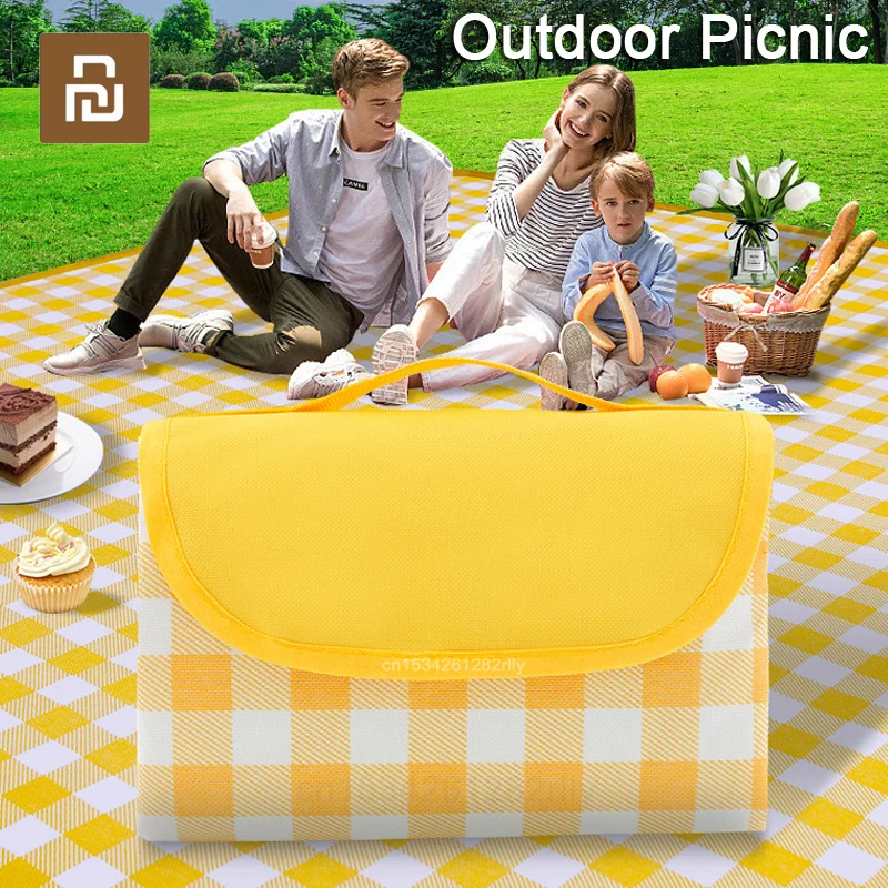 

Youpin Outdoor Picnic Mat Waterproof and Moisture-proof Portable Foldable Field Camping Mat Tablecloth Tourist Mat Beach Blanket