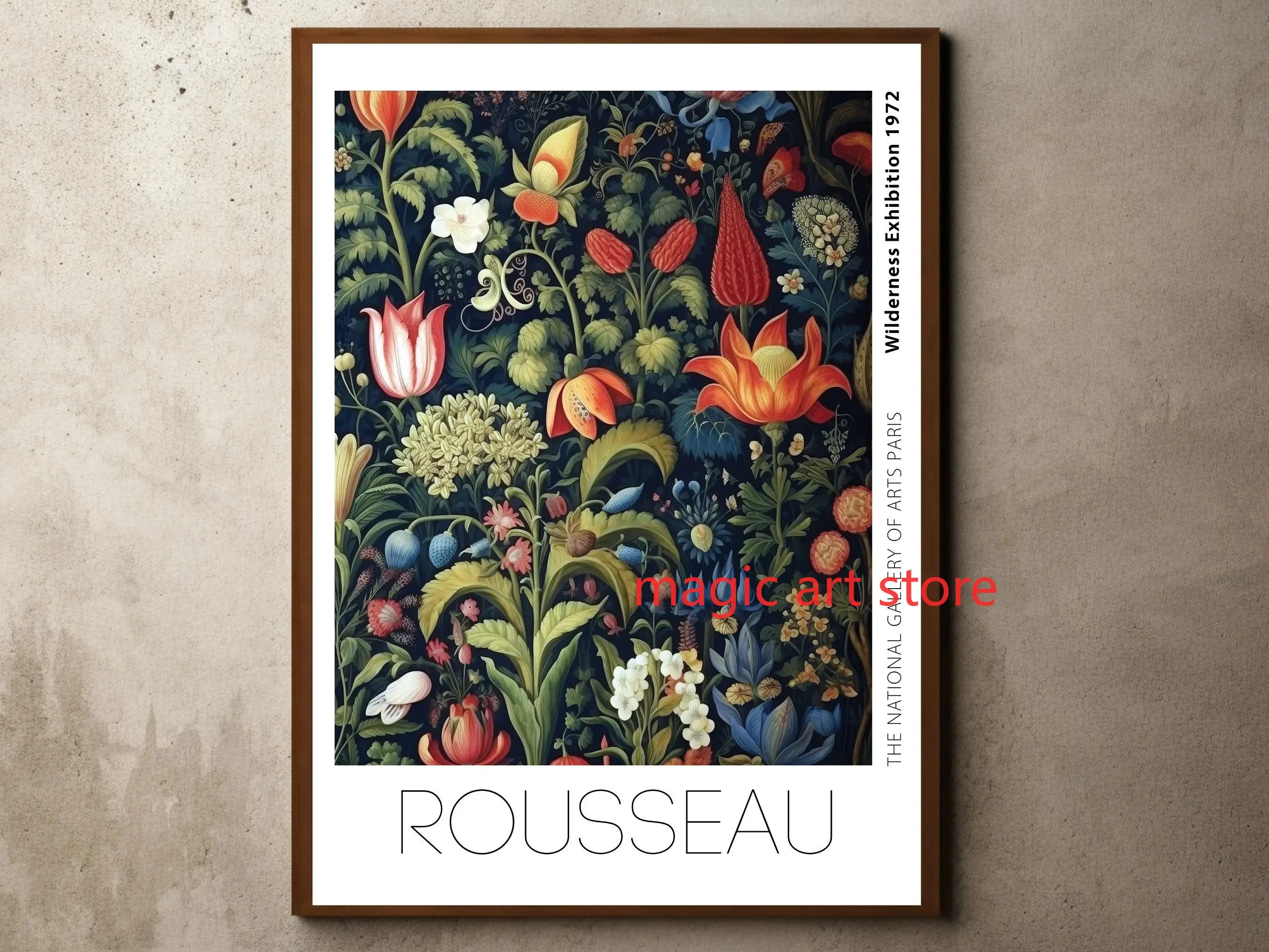 Toile Henri Rousseau - La Jungle équatoriale