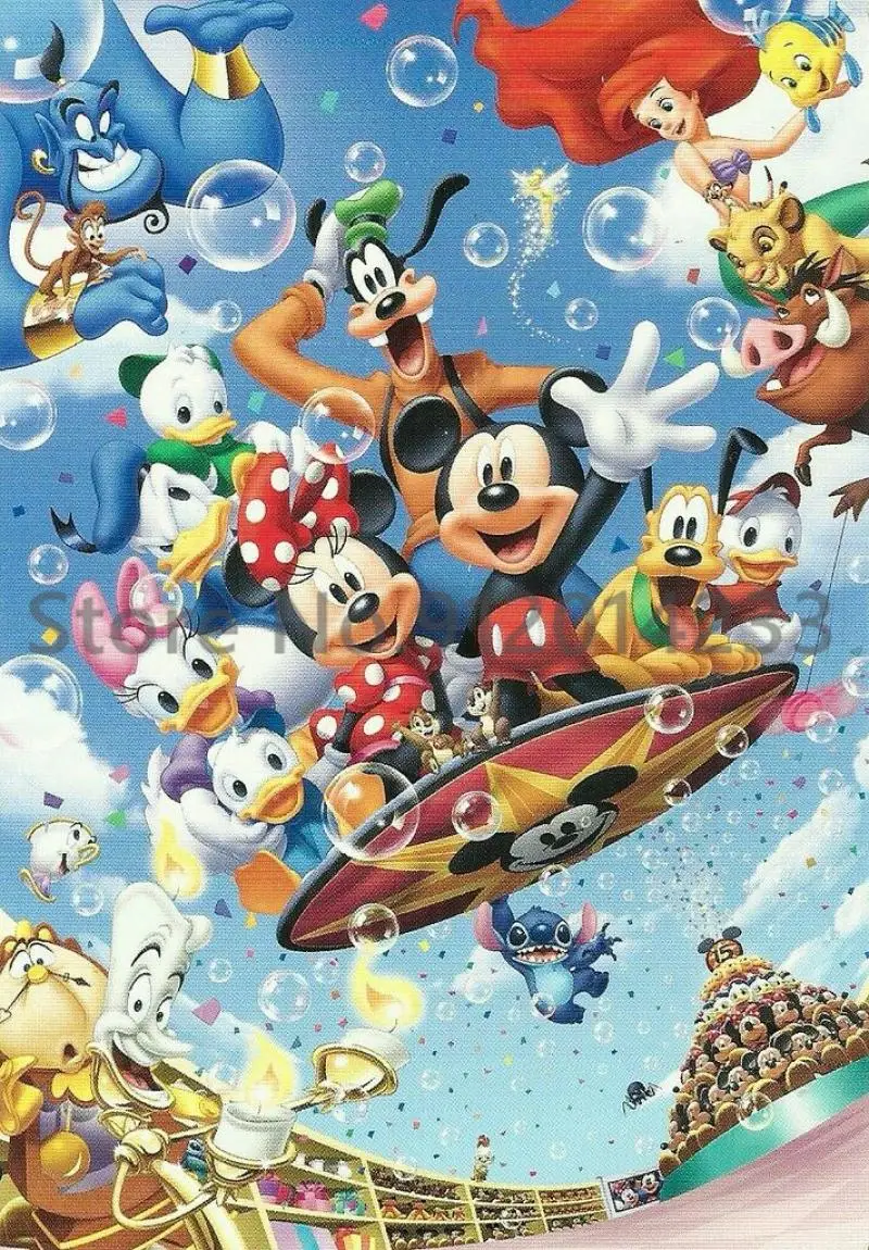 Kit Mickey Mouse  Vintage Cross Stitch
